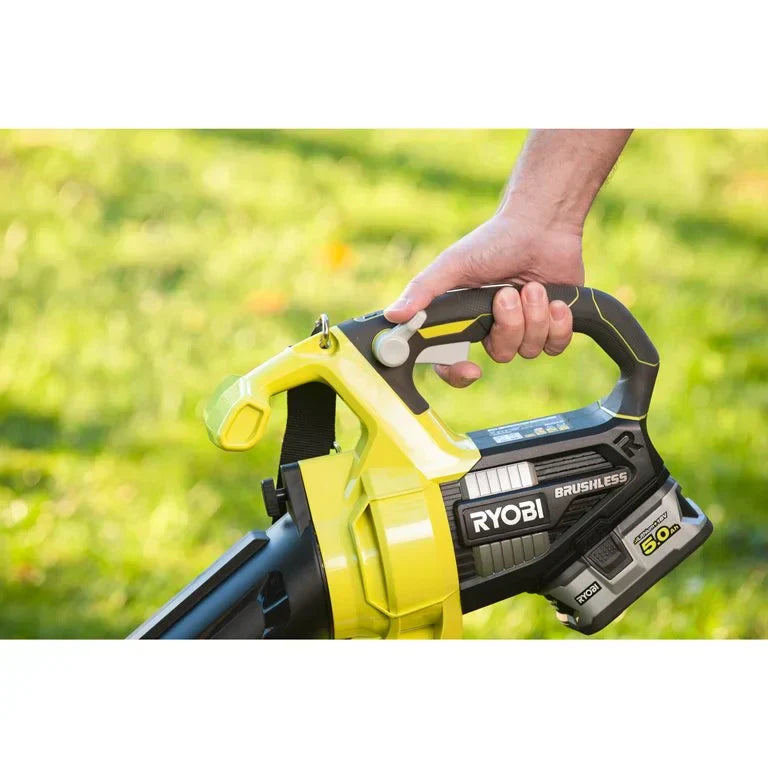 RYOBI - Souffleur aspiro-broyeur Brushless 18V ONE+™ (Batterie 2,5 Ah ONE+ Offerte)