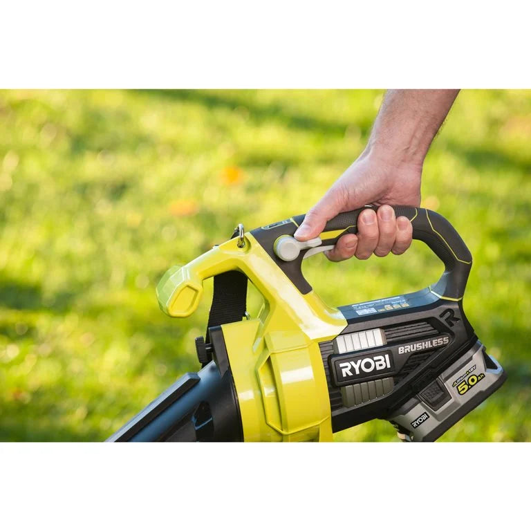 RYOBI - Souffleur aspiro-broyeur Brushless 18V ONE+™ (Batterie 2,5 Ah ONE+ Offerte)