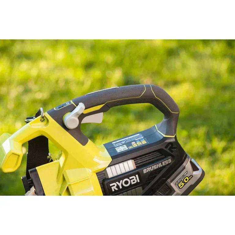 RYOBI - Souffleur aspiro-broyeur Brushless 18V ONE+™ (Batterie 2,5 Ah ONE+ Offerte)